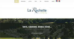 Desktop Screenshot of campinglarochette.be